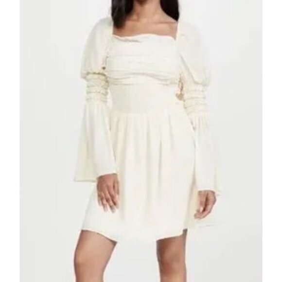 O.P.T. Dresses & Skirts - O.P.T. Luane Ruffle Dress Women's Size XS in Off White Ivory New With Tags!